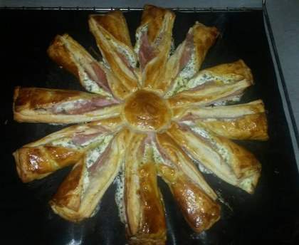 Soleil fromage ail persil jambon