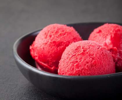 Sorbet à la cerise