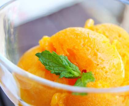 Sorbet a l'orange