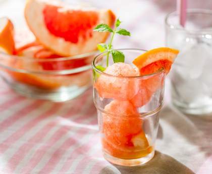 Sorbet au pamplemousse