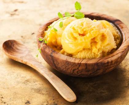 Sorbet aux mirabelles