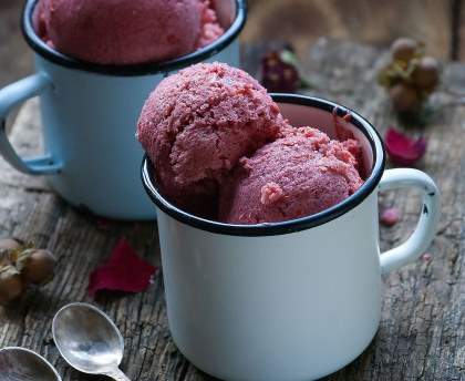 Sorbet aux pruneaux