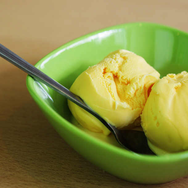 Sorbet banane à l'extracteur de jus
