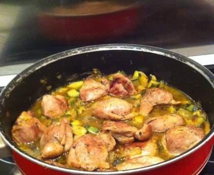 Sot-l'y-laisse de dinde aux courgettes