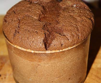 Soufflé au chocolat des délices