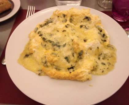 Soufflé au fromage bleu