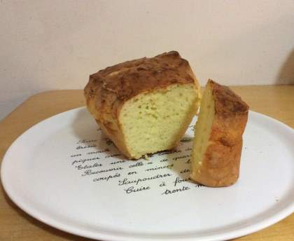 Soufflé au fromage et lardons