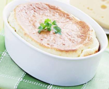 Soufflé au fromage 'light'