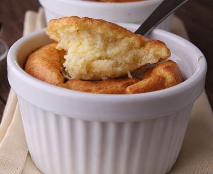 Soufflé au gruyère et à la muscade