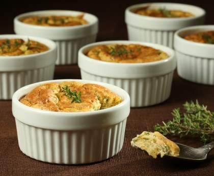 Soufflé au saumon simple et rapide