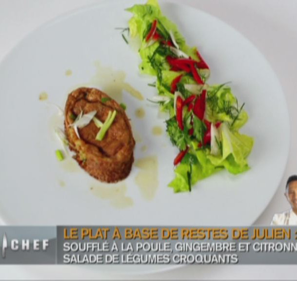 Soufflé de poule au pot