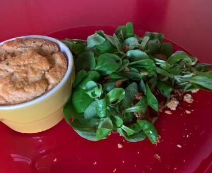 Soufflé vite fait aux flageolets