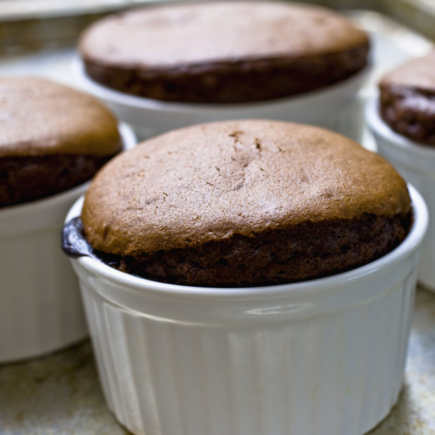 Soufflés au chocolat simple
