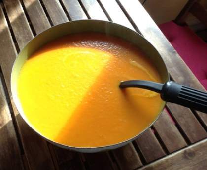 Soupe à la carotte et au gingembre