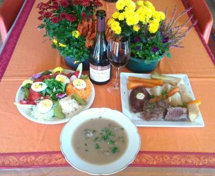Soupe à la moelle de boeuf