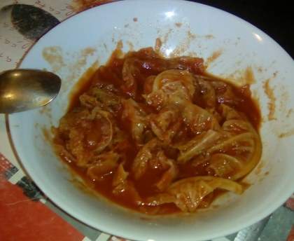 Soupe au chou épicée