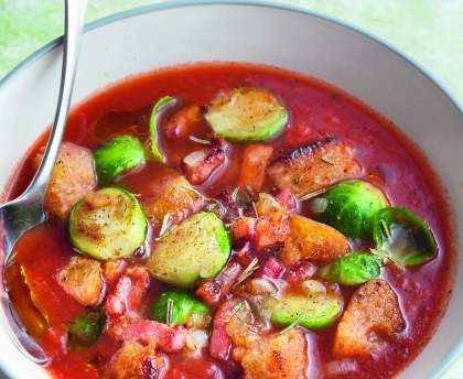 Soupe au choux de Bruxelles