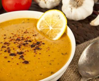 Soupe au citron à la Grecque