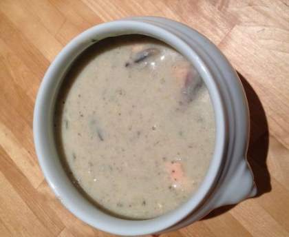 Soupe au saumon ( salmon chowder )