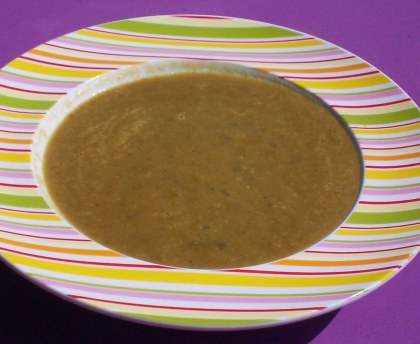 Soupe aubergine et potiron