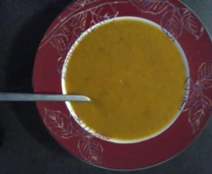 Soupe aux 3 légumes épicés