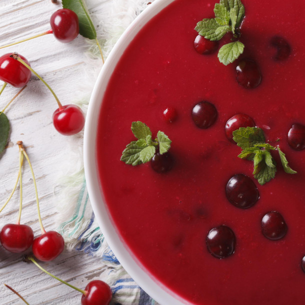 Soupe aux cerises