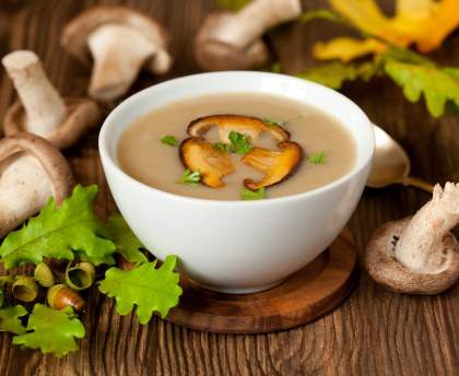 soupe aux champignons
