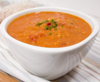 Soupe aux lentilles rouges (spécialité kurde)