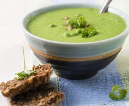 Soupe aux petits pois