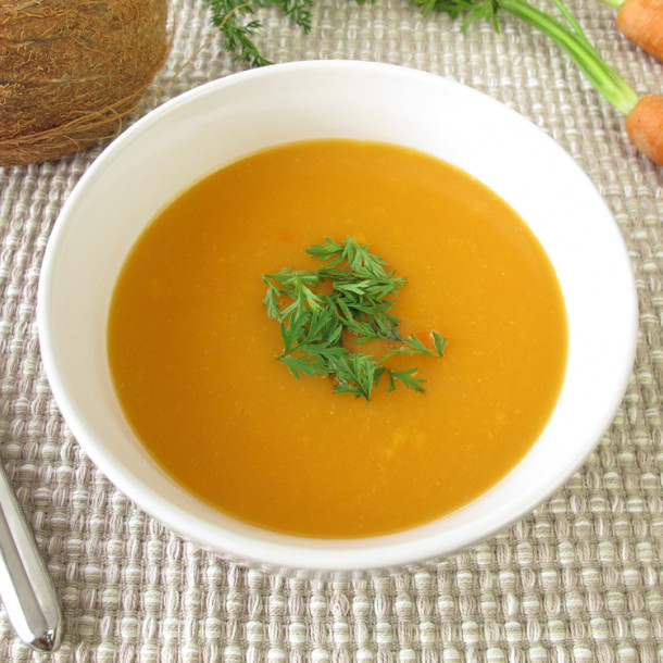 Soupe carotte coco Thermomix 