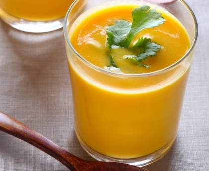 Soupe carotte orange cumin
