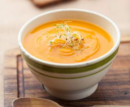 Soupe carotte potiron pomme