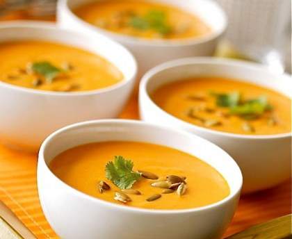 Soupe carottes curry kiri