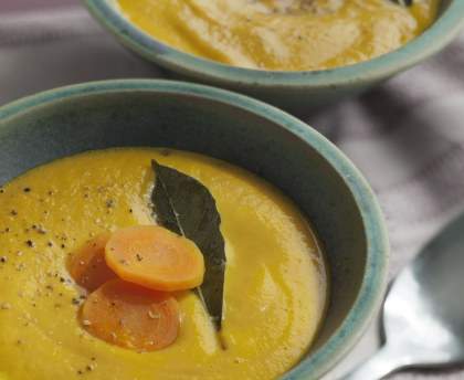 Soupe carottes et coco