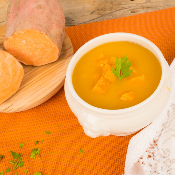 Soupe carottes patate douce