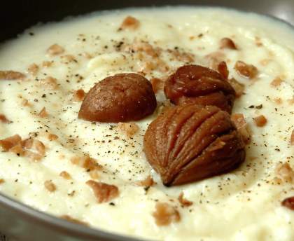 Soupe céleri châtaignes
