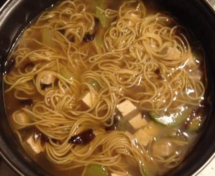 soupe chinoise au tofu