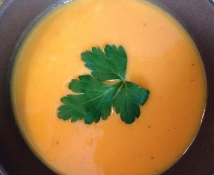 Soupe courge Butternut, carotte, pomme de terre