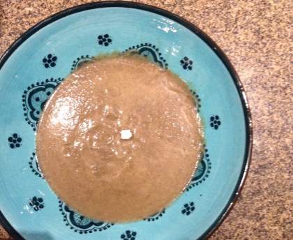 Soupe courgette-champignon