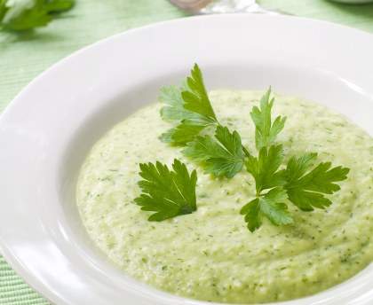 Soupe courgette et pommes de terre