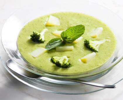 soupe courgettes et brocolis