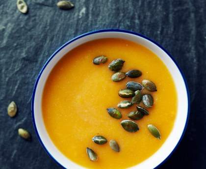 Soupe d'automne à la courge butternut