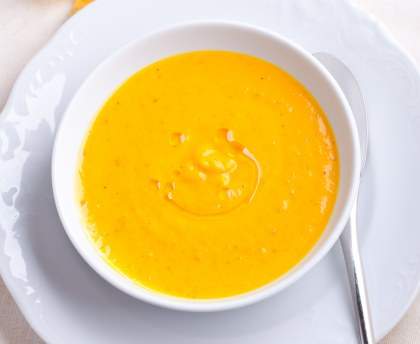 Soupe de butternut au gingembre