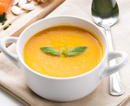 Soupe de carottes et d'endives
