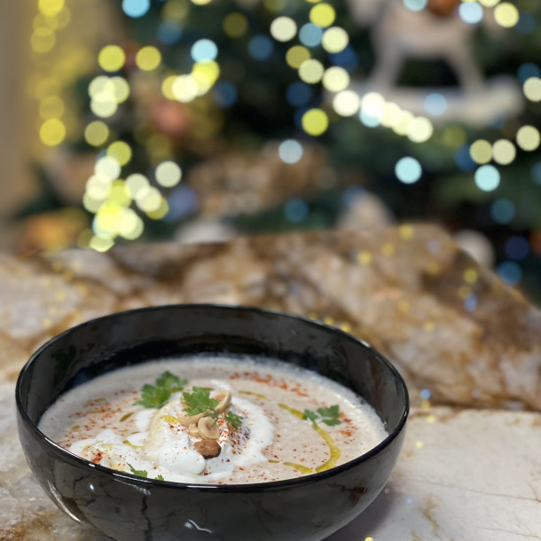 Soupe de châtaignes au gingembre de Cyril Lignac
