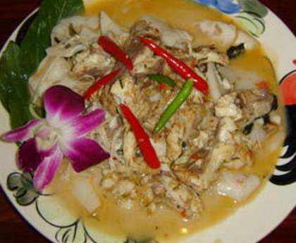 Soupe de coco Thaï