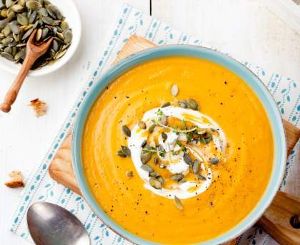 Soupe de courge ultra rapide