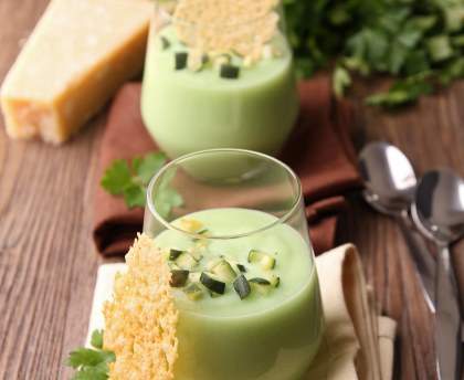 Soupe de courgettes