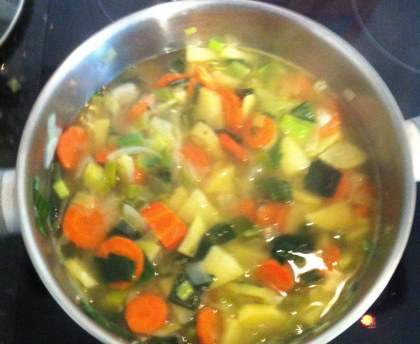 Soupe de légumes à l'ancienne