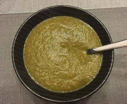 Soupe de légumes au cresson